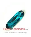 Swarovski Long Classical Oval 21x7mm, Indicolite