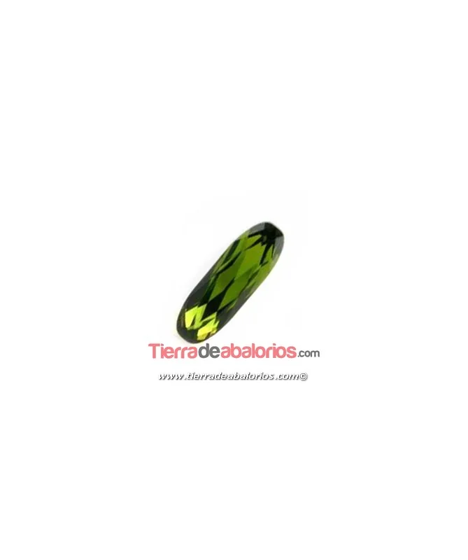 Swarovski Long Classical Oval 21x7mm, Olivine