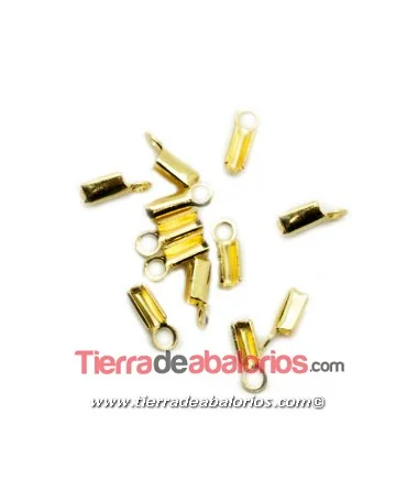 Terminal 8x2,5mm Agujero 1,5mm, Dorado