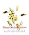 Terminal 8x2,5mm Agujero 1,5mm, Dorado