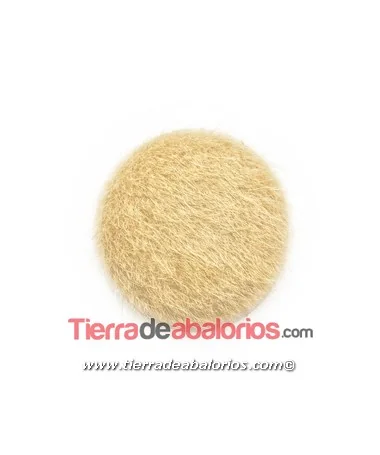 Cabujón de Piel 32mm, Beige Cabujón de Piel 32mm, Beige