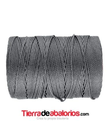 Hilo Trenzado de Nylon 1,5mm - Gris