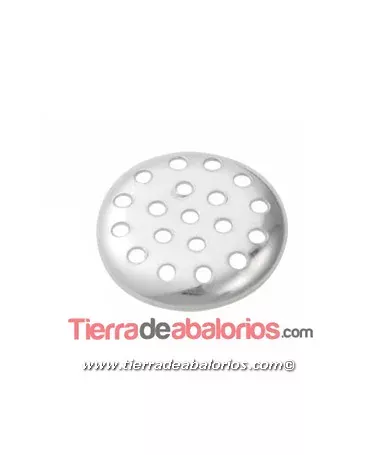 Base Regadera para Anillo 15mm, Plata de Ley Base Regadera para Anillo 15mm, Plata de Ley