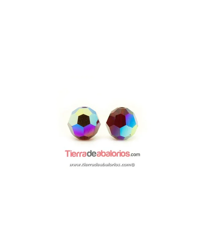 Bola Facetada Swarovski 8mm, Siam AB