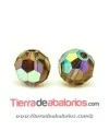 Bola Facetada Swarovski 6mm, Smoked Topaz AB