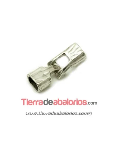 Cierre Regaliz Rugoso T para Regaliz, Plateado