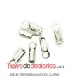 Terminal 8x2,5mm Agujero 1,5mm, Plateado