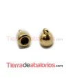 Terminal 12x8mm con Anilla Agujero 5mm, Dorado