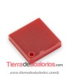 Colgante Plexyglass Rombo 17x17mm, Rojo