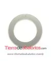 Colgante Plexyglass Aro 65mm, Plateado
