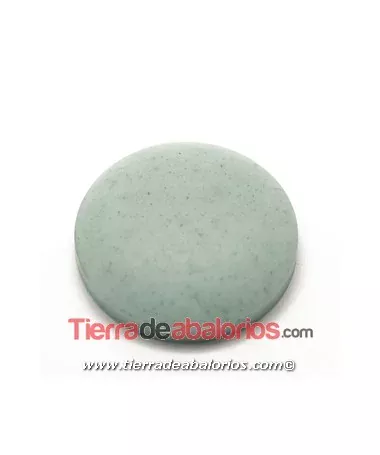 Cabujón Resina 27mm Turquesa Mate Cabujón Resina 27mm Turquesa Mate