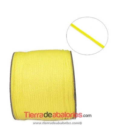 Cordón Trenzado 2mm, Amarillo