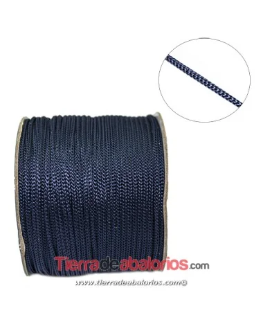 Cordón Trenzado 2mm, Azul Marino