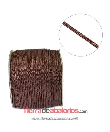 Cordón Trenzado 2mm, Marrón