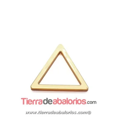 Plexyglass Triángulo 30x33mm, Dorado Plexyglass Triángulo 30x33mm, Dorado