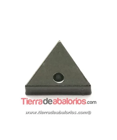 Colgante Plexyglass Triángulo 13x12mm, Negro