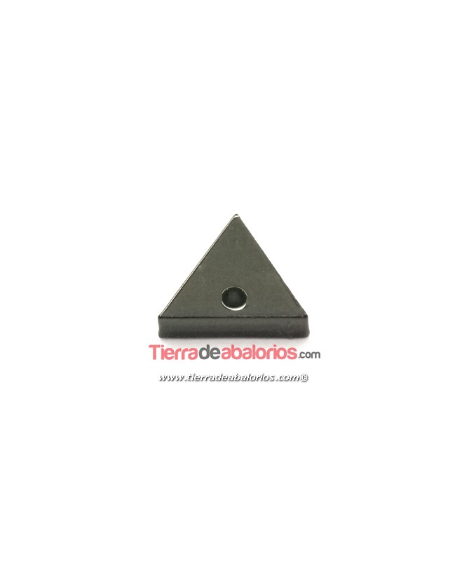 Colgante Plexyglass Triángulo 13x12mm, Negro
