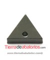 Colgante Plexyglass Triángulo 13x12mm, Negro