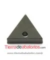 Colgante Plexyglass Triángulo 13x12mm, Negro