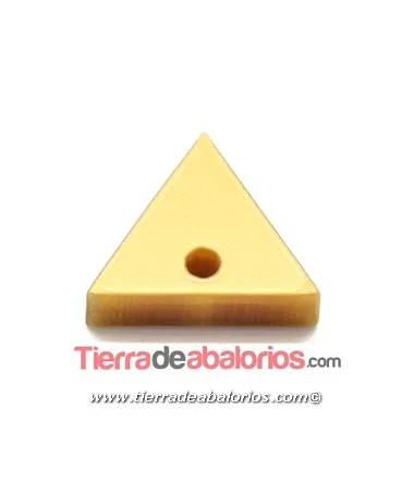Colgante Plexyglass Triángulo 13x12mm, Dorado Colgante Plexyglass Triángulo 13x12mm, Dorado