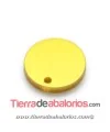 Colgante Plexyglass Moneda 25mm, Dorado
