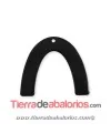 Colgante Plexyglass Herradura 45x39mm, Negro