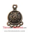Colgante con 5 Anillas para Colgar 19x13mm, Cobre
