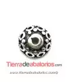 Casquilla Dibujo Aros 9mm, Plateada