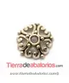 Casquilla Labrada Corazones 12mm, Plateada