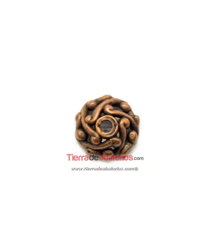 Casquilla Filigrana 12mm, Cobre