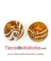 Cristal Bola Infinitos 16mm Agujero 1,8mm, Ambar