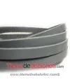 Banda de Cuero 6x2,5mm, Gris (20cm)