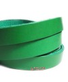 Banda de Cuero 13x2,5mm, Verde (20cm)