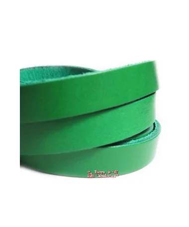 Banda de Cuero 30x2,5mm, Verde (20cm) Banda de Cuero 30x2,5mm, Verde (20cm)