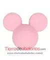 Mickey Mouse de Silicona 24x20mm Agujero 2,5mm, Rosa