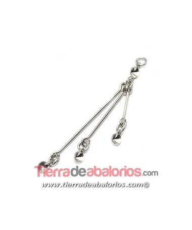 Colgante Triple para PP30, Plateado