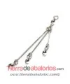 Colgante Triple para PP30, Plateado