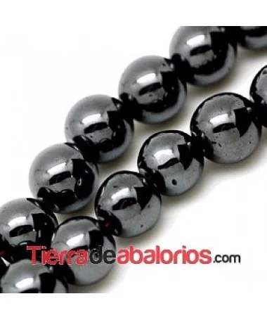 Hematite Bola 10mm Agujero 1mm
