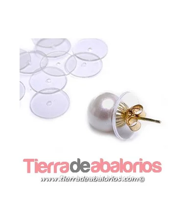 Disco de Plástico de 10mm para Pendientes Disco de Plástico de 10mm para Pendientes
