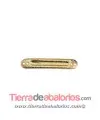 Conector Rugoso 34x6mm con 2 Agujeros, Dorado