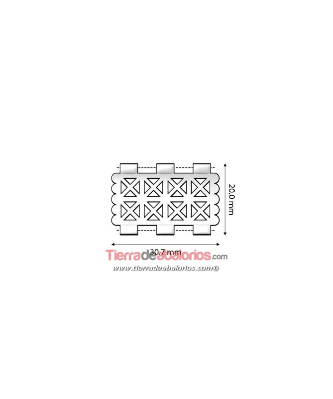 Conector Faragas para Tila Miyuki, Dorado Conector Faragas para Tila Miyuki, Dorado