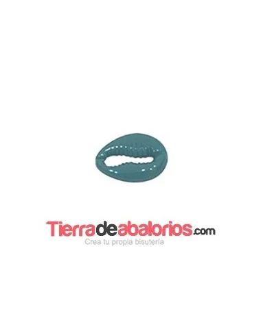 Concha Acrilica 13x18mm, Petróleo