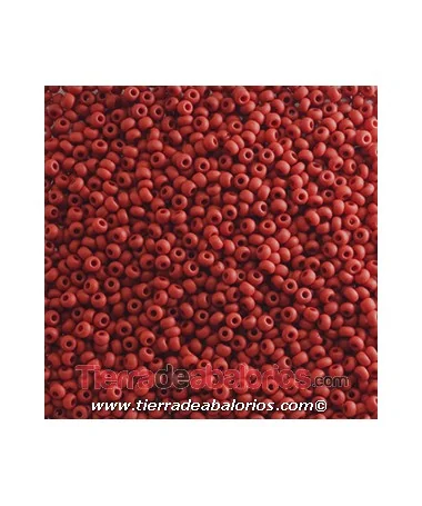 Rocalla 9/0 Rojo Cereza Mate Rocalla 9/0 Rojo Cereza Mate