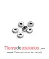 Aro Liso 6x2mm Agujero 1,8mm, Plateado