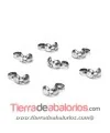 Terminal Tapanudos 4mm, Plateado (100 uds)