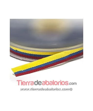 Cinta 10mm Bandera de Colombia