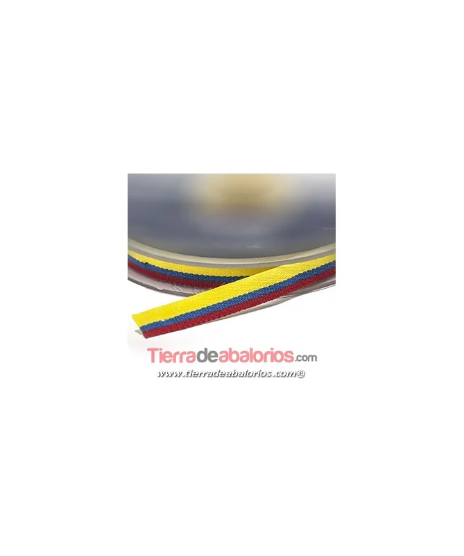 Cinta 10mm Bandera de Colombia Cinta 10mm Bandera de Colombia