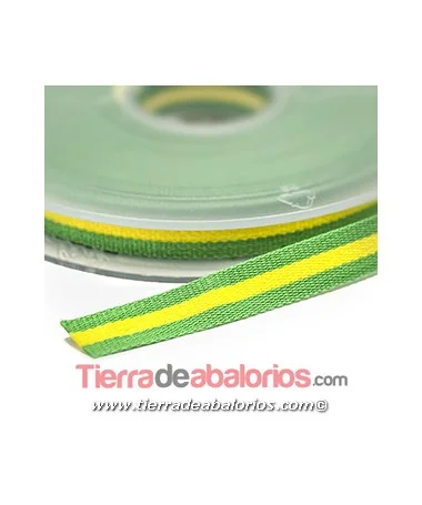 Cinta 10mm Bandera de Brasil