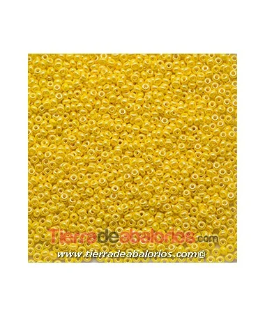 Rocalla 9/0 Amarillo Opaco Rocalla 9/0 Amarillo Opaco