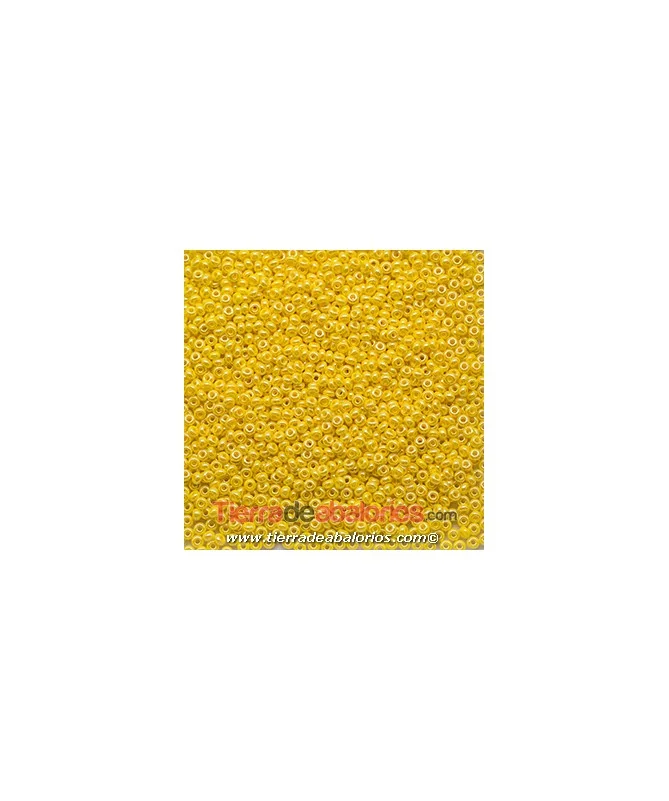 Rocalla 9/0 Amarillo Opaco Rocalla 9/0 Amarillo Opaco